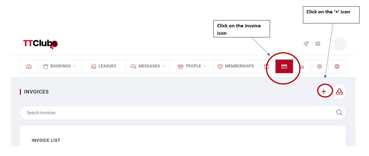 Invoices Table Tennis England Help Centre