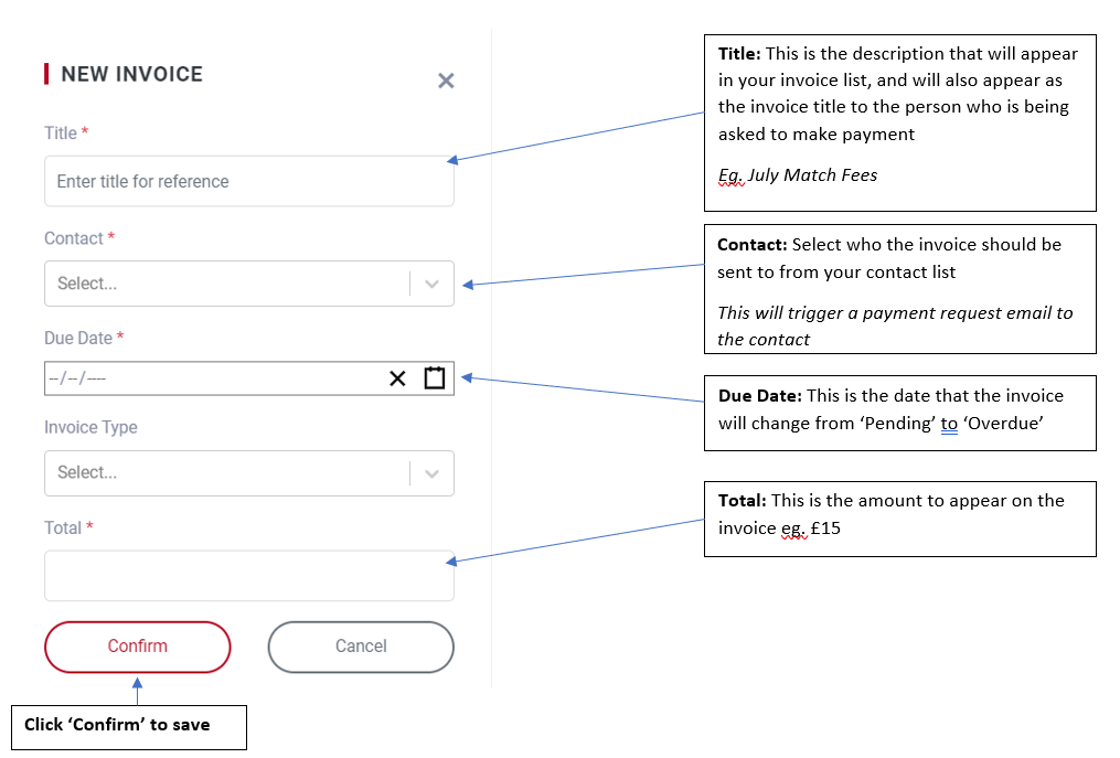 Invoices Table Tennis England Help Centre